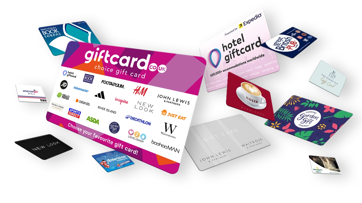 View all physical gift cards